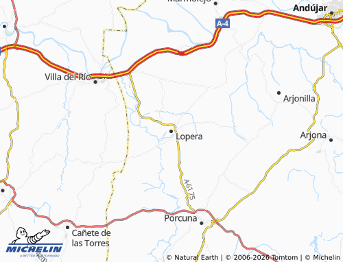Mapa MICHELIN Lopera - ViaMichelin