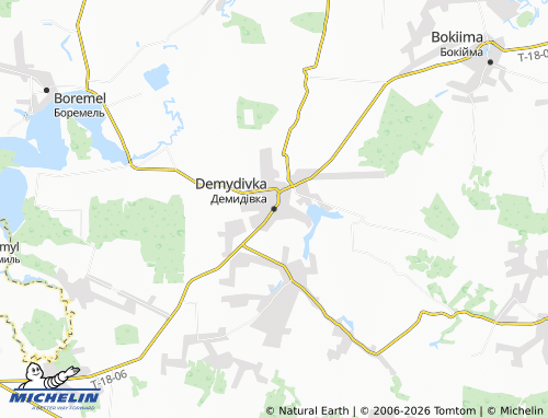 Mappa MICHELIN Demydivka - ViaMichelin