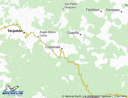 MICHELIN Guadalupana map - ViaMichelin