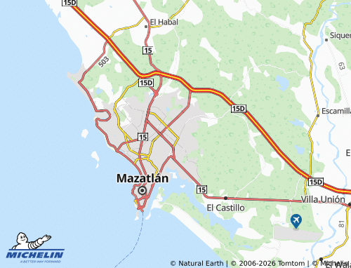Mapa MICHELIN Colonia Lomas de San Jorge - ViaMichelin