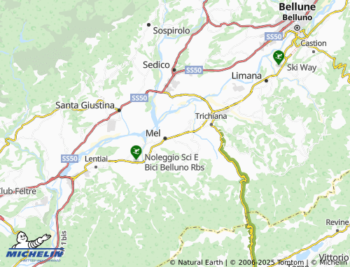MICHELIN Col map - ViaMichelin