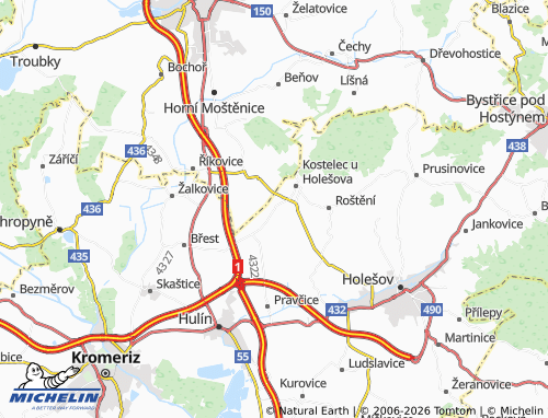 Mappa MICHELIN Němčice - ViaMichelin