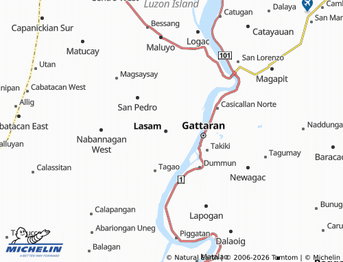 Mapa MICHELIN Finugo Norte - ViaMichelin