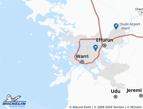 Mappa MICHELIN Ogunu - ViaMichelin