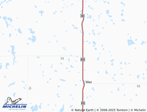 MICHELIN Rushville map - ViaMichelin