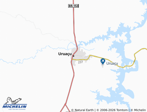MICHELIN Uruaçu map - ViaMichelin