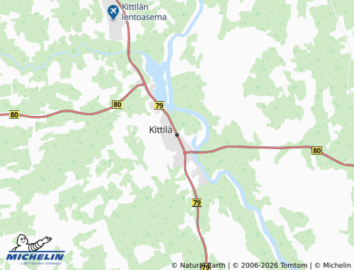 Kaart MICHELIN Kittilä - ViaMichelin