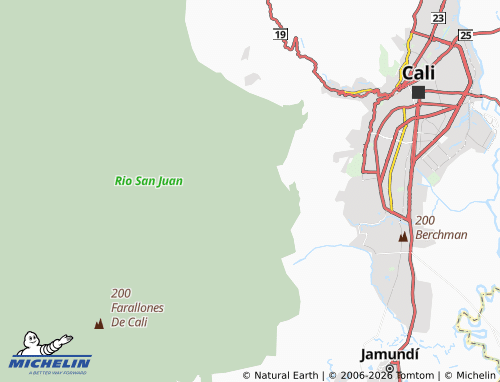 MICHELIN Dos Quebradas map - ViaMichelin