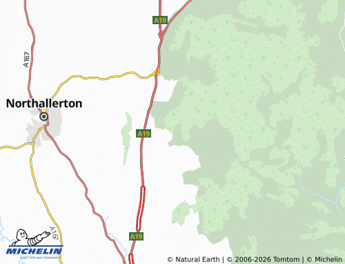Carte MICHELIN Over Silton - ViaMichelin