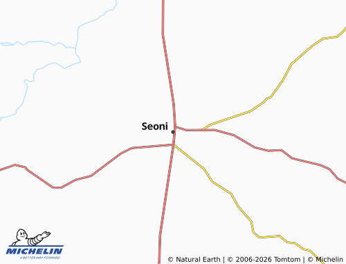 Mappa MICHELIN Seoni - ViaMichelin