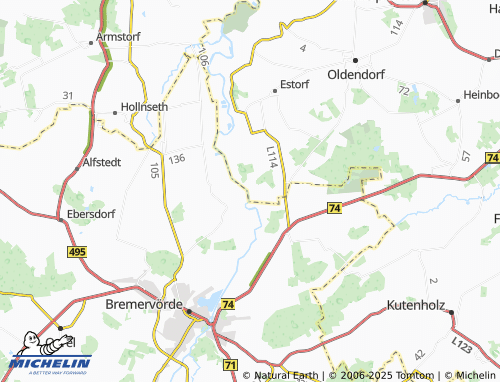 Carte MICHELIN Behrste - ViaMichelin