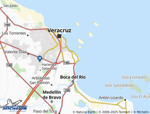 MICHELIN Costa de Oro map - ViaMichelin