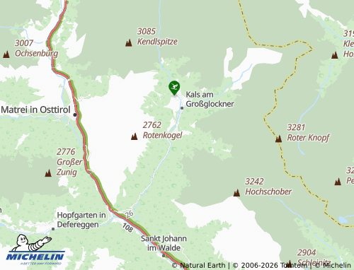 Mapa MICHELIN Unterlesach - ViaMichelin