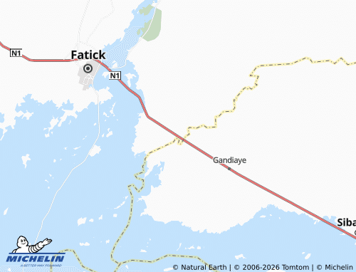 Mapa MICHELIN Keur Alfa - ViaMichelin