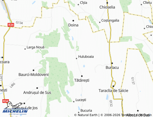 Mappa MICHELIN Huluboaia - ViaMichelin