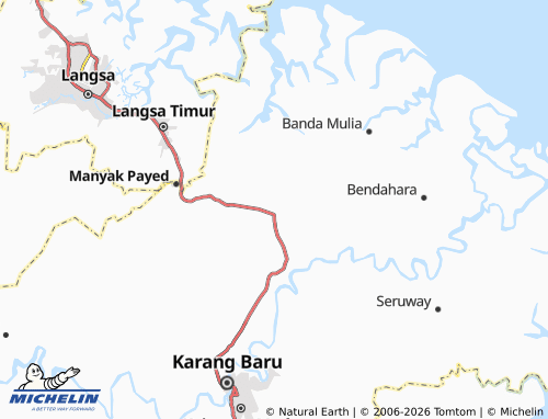 MICHELIN Sapta Marga map - ViaMichelin