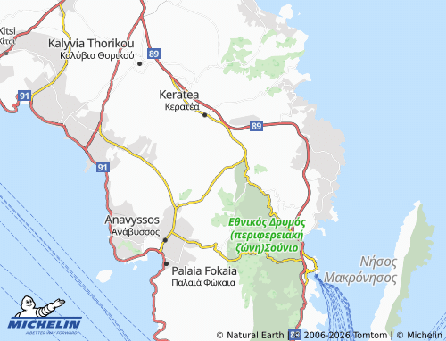 Mapa MICHELIN Sakka - ViaMichelin