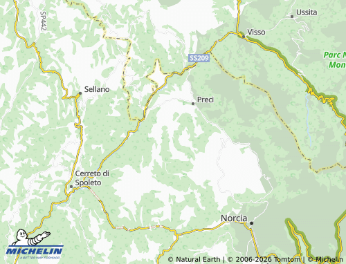 MICHELIN-Landkarte Roccanolfi - ViaMichelin