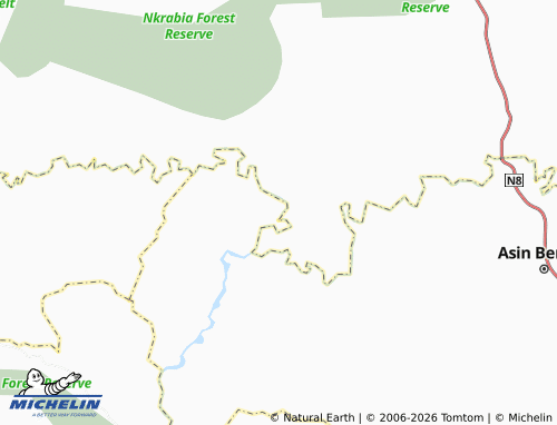 MICHELIN Asamang map - ViaMichelin