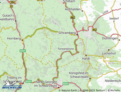 MICHELIN-Landkarte Eichbach - ViaMichelin