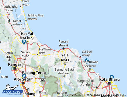 Mapa MICHELIN Changwat Pattani - ViaMichelin