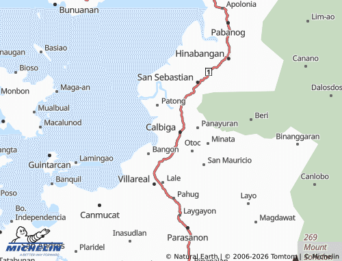 Mappa MICHELIN Barangay 1 - ViaMichelin