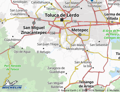 Mappa MICHELIN San Juan Tilapa - ViaMichelin