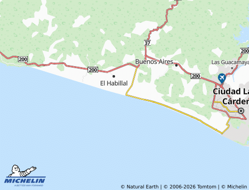 MICHELIN Aquiles Serdán map - ViaMichelin