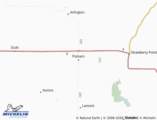Mappa MICHELIN Putnam - ViaMichelin