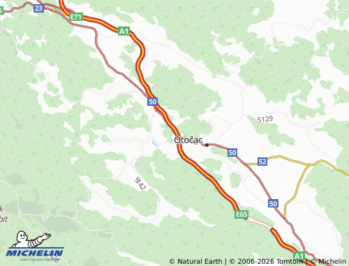 Carte MICHELIN Čova - ViaMichelin