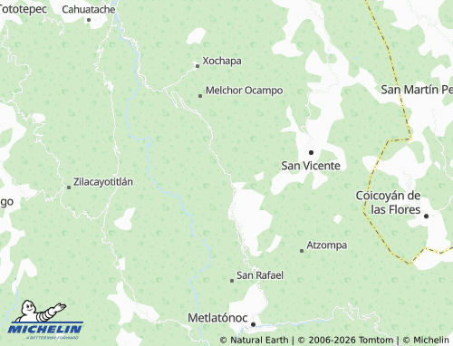 Mappa MICHELIN Cocuilotlatzala - ViaMichelin