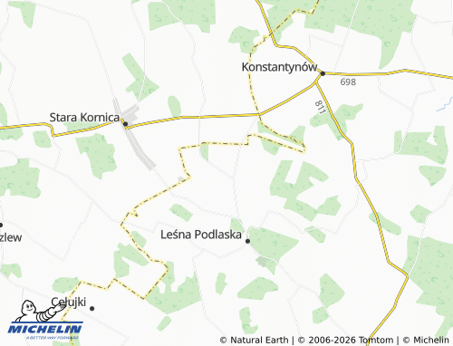 MICHELIN-Landkarte Nosów - ViaMichelin