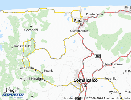 MICHELIN-Landkarte Occidente - ViaMichelin