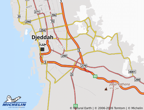 Carte MICHELIN al-Jami'ah - ViaMichelin