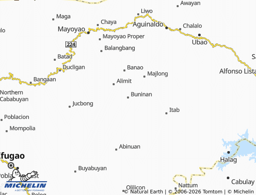 MICHELIN Buninan map - ViaMichelin