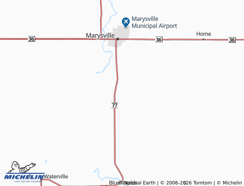 Mappa MICHELIN Elm Creek - ViaMichelin