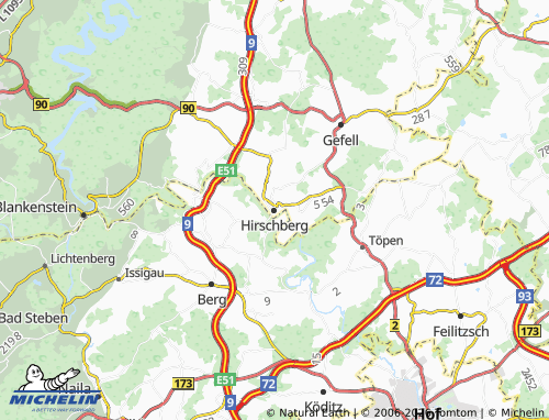 Mappa MICHELIN Hirschberg - ViaMichelin