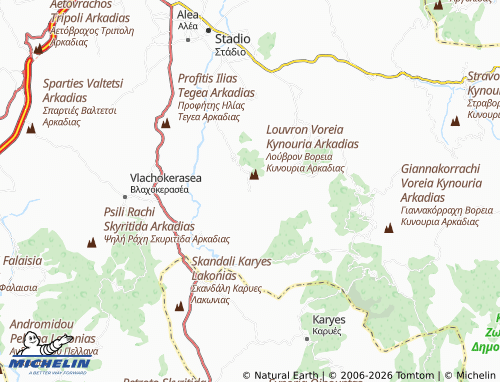 MICHELIN Vervena map - ViaMichelin