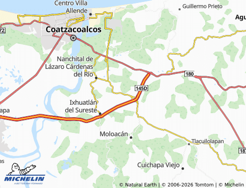 Mapa MICHELIN Congregación El Chapo - ViaMichelin
