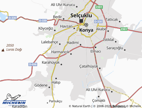 Mappa MICHELIN Harmancık - ViaMichelin