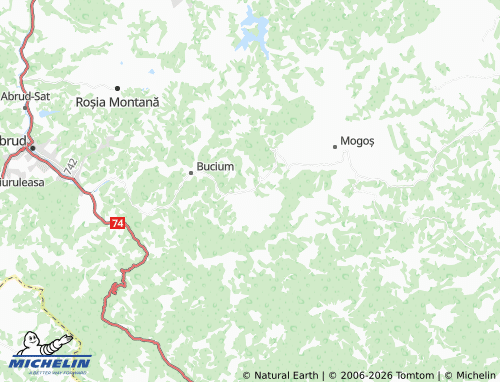 MICHELIN-Landkarte Valea Albă - ViaMichelin