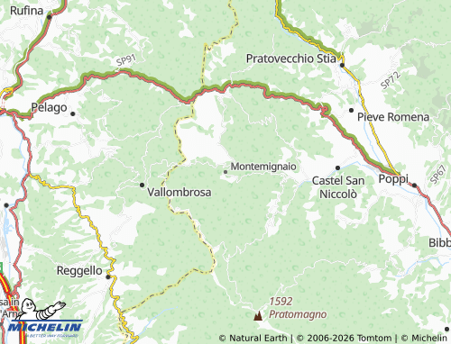 Kaart MICHELIN Montemignaio - ViaMichelin