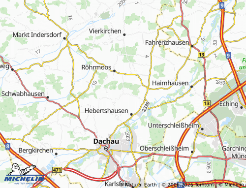 Mapa MICHELIN Reipertshofen - ViaMichelin
