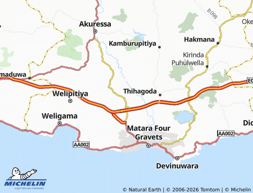 Mappa MICHELIN Malimbada North - ViaMichelin