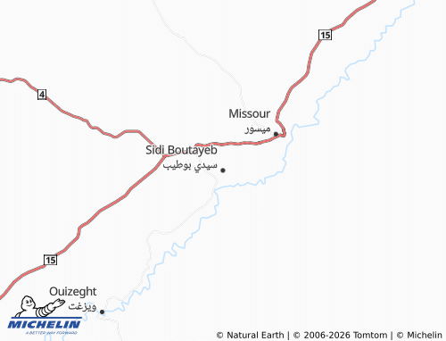 MICHELIN Seedi Butay'eeb map - ViaMichelin
