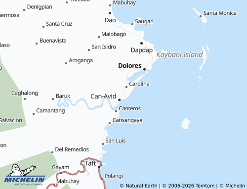 Mappa MICHELIN Barangay 1 - ViaMichelin