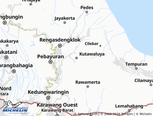 MICHELIN Kutawaluya map - ViaMichelin
