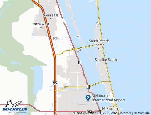 Carte MICHELIN Palm Shores - ViaMichelin