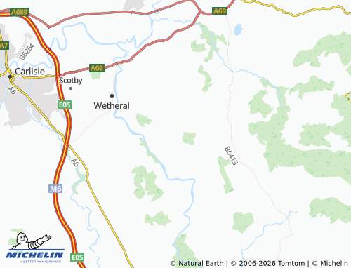 Carte MICHELIN Cumwhitton - ViaMichelin