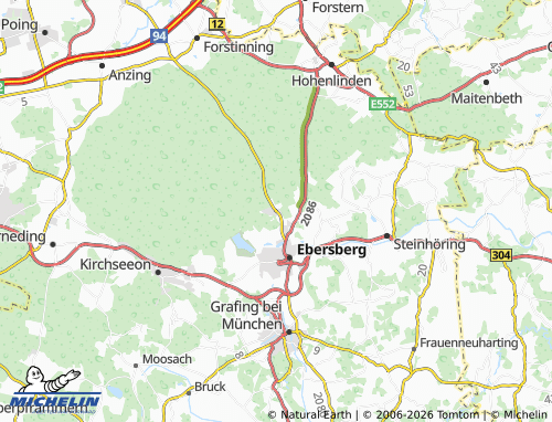 Mappa MICHELIN Anzinger Siedlung - ViaMichelin